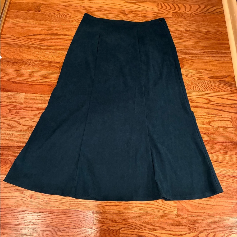 Elementz Green A-Line Skirt Vintage